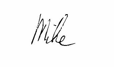 Mike signature